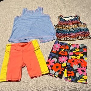 Hanna Andersson Floral and Blue Girls Mixed Clothing Lot, Size 8